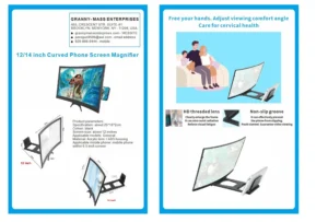 Cellphone Curved Screen Amplifier (12/14 Inch)