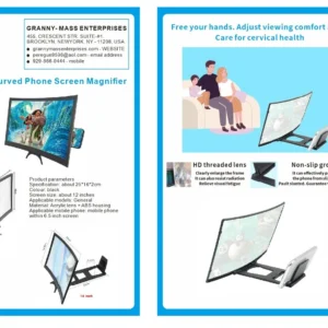 Cellphone Curved Screen Amplifier (12/14 Inch)