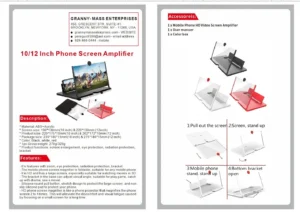 Cellphone Screen Amplifier (10/12 Inch)