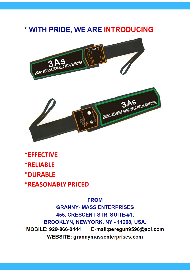 Hand Held Metal Detector